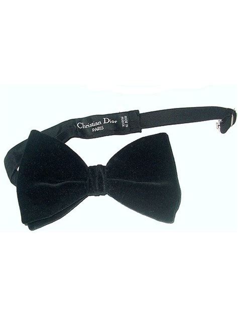 dior black bow|dior bow tie.